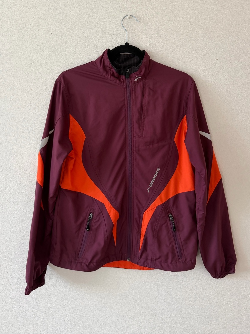 Brooks rain and wind running jacket